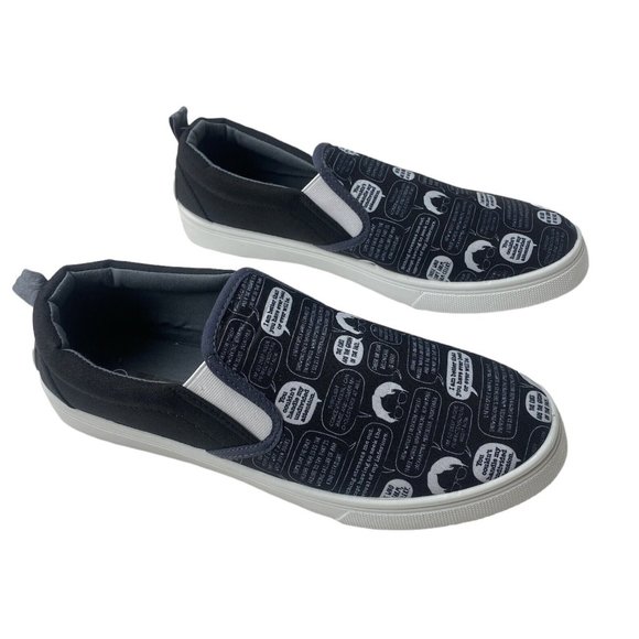 The Office Dwight Schrute Quotes Shoes Men's Size 9 - Picture 1 of 6